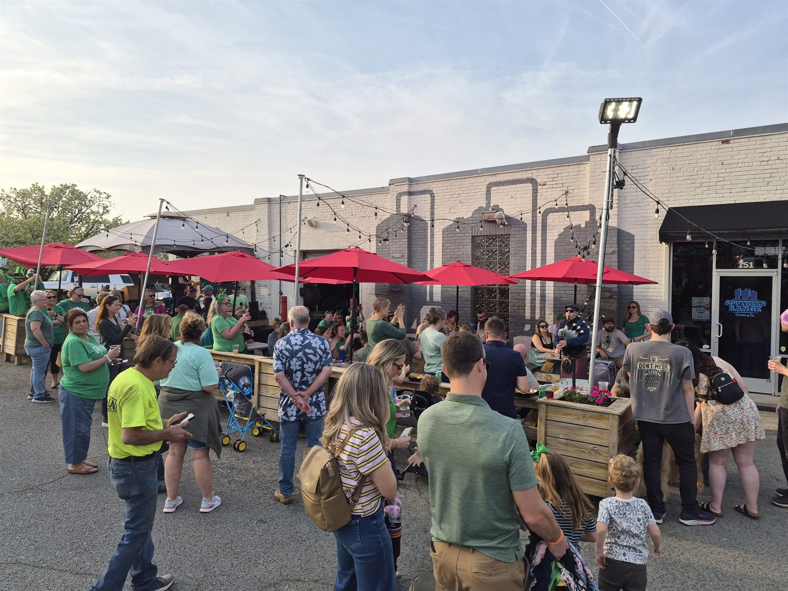 Southern Range Brewing storefront in downtown Monroe
